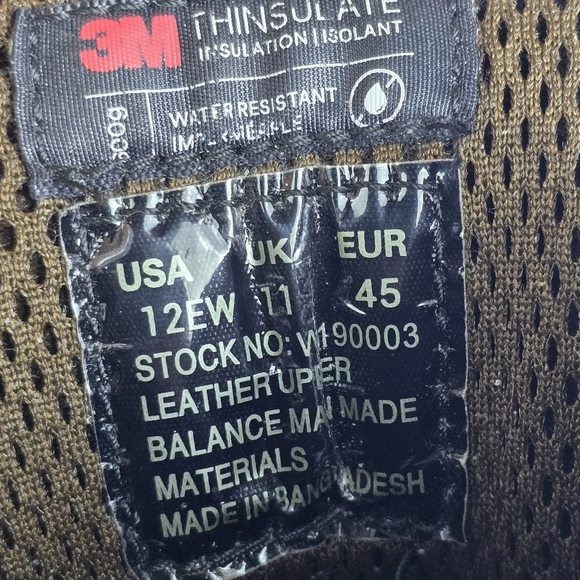 WOLVERINE BLACKTAIL MEN'S WORK 6"LACE UP BOOT Size 12EW Soft Toe Heavy Duty - Picture 8 of 13